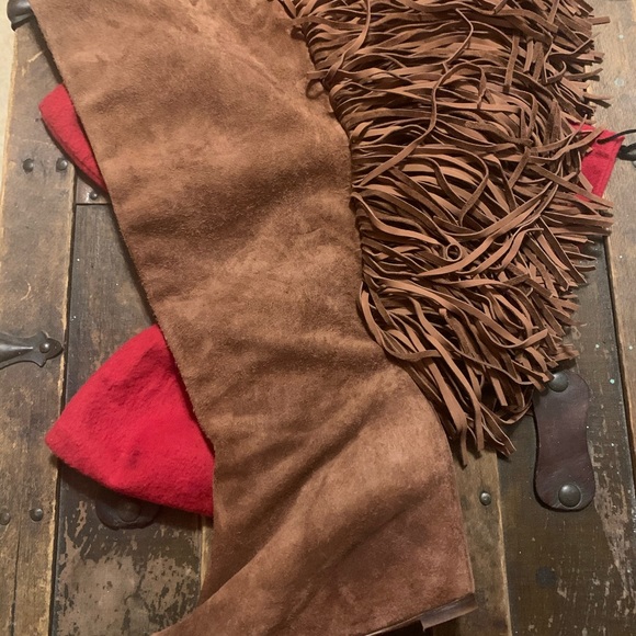 Authentic Christian Louboutin fringe boots - Picture 2 of 7